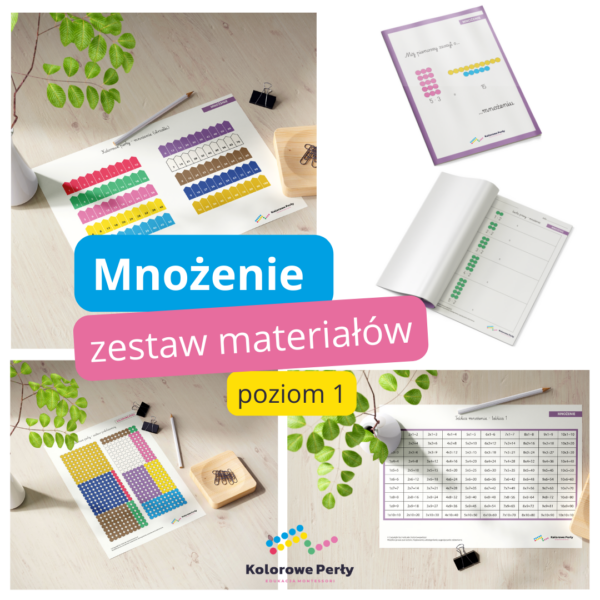 Mnożenie - zestaw materiałów (poziom 1) - obrazek 2